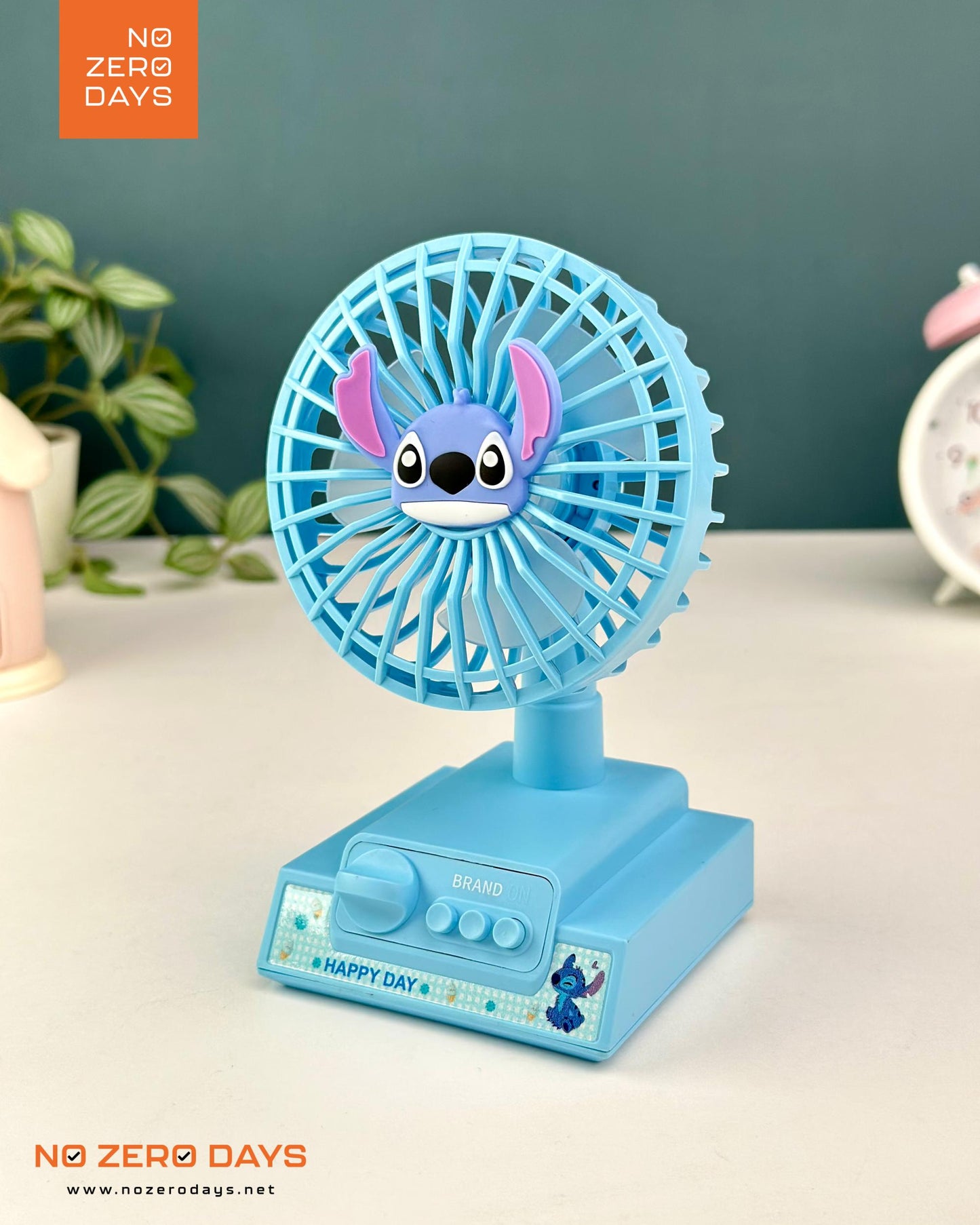 مروحة مكتب شحن - ستيتش أزرق