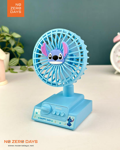 مروحة مكتب شحن - ستيتش أزرق