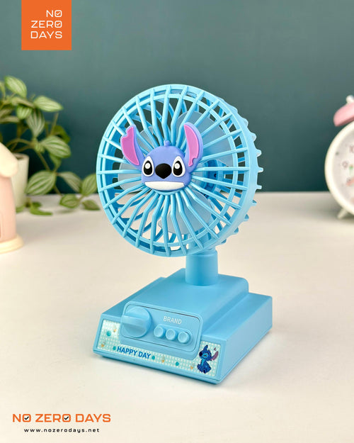 مروحة مكتب شحن - ستيتش أزرق