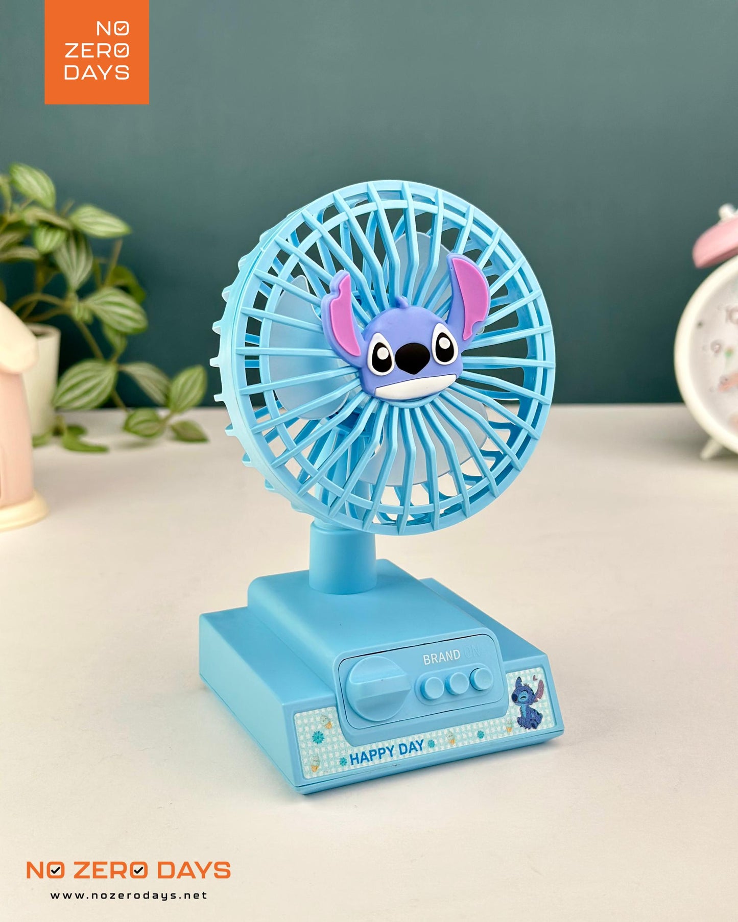 مروحة مكتب شحن - ستيتش أزرق