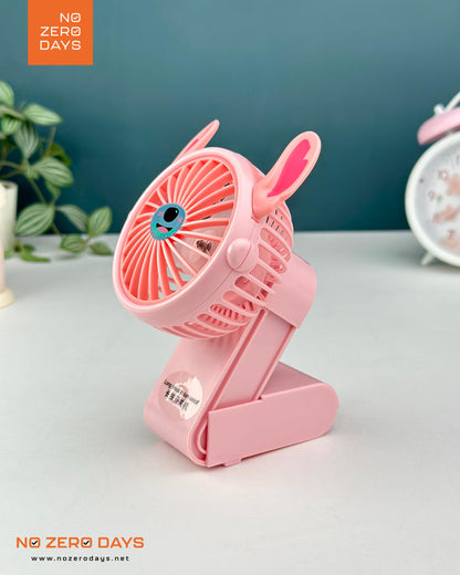 مروحة يد ومكتب - مجسم ستيتش بينك