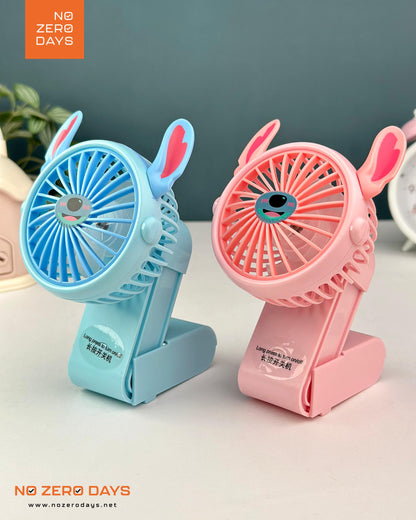 مروحة يد ومكتب - مجسم ستيتش بينك