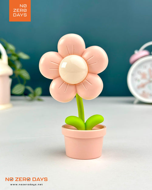 أباجورة ليد صغيرة شكل وردة