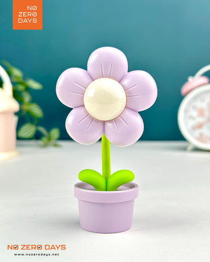 أباجورة ليد صغيرة شكل وردة