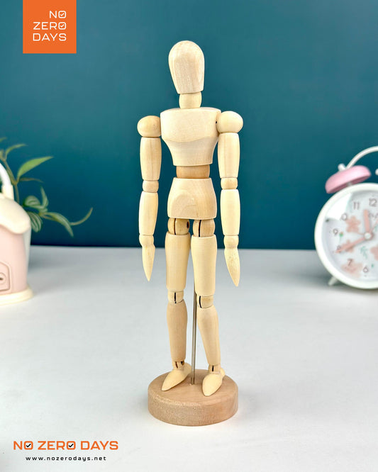 مانيكان خشب للمكتب بمفاصل متحركة