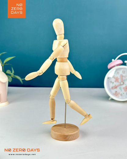 مانيكان خشب للمكتب بمفاصل متحركة