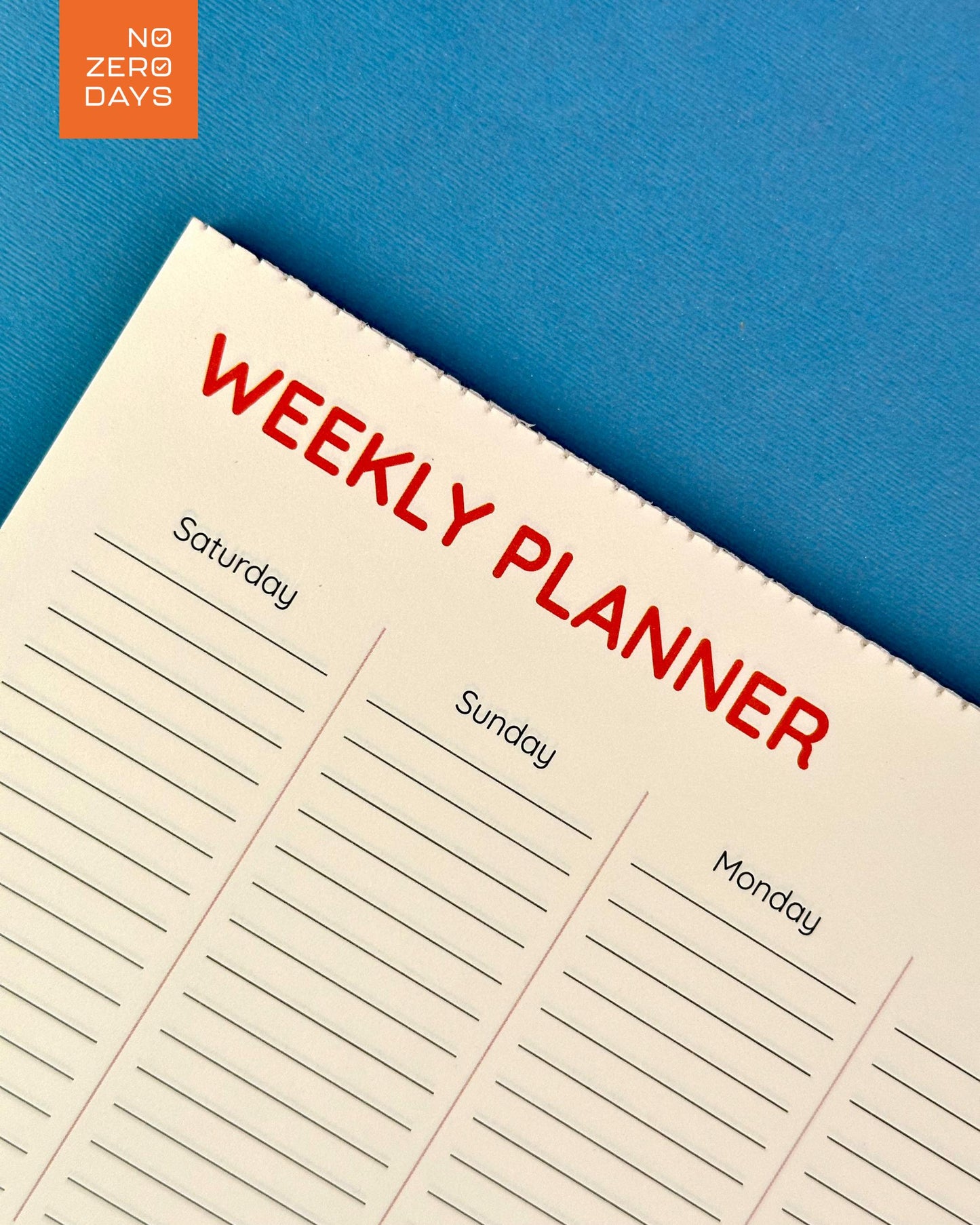 مخطط أسبوعي 52 ورقة مقاس A4