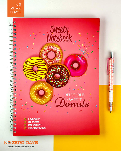 كشكول سلك سويتي 120 ورقة هارد كفر