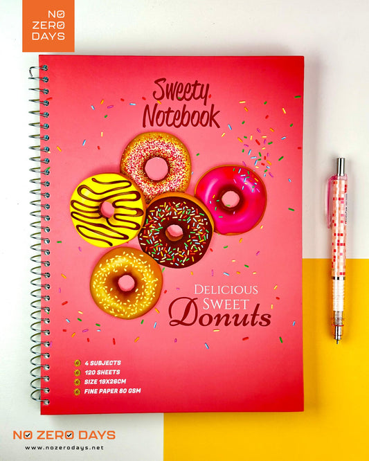 كشكول سلك سويتي 120 ورقة هارد كفر