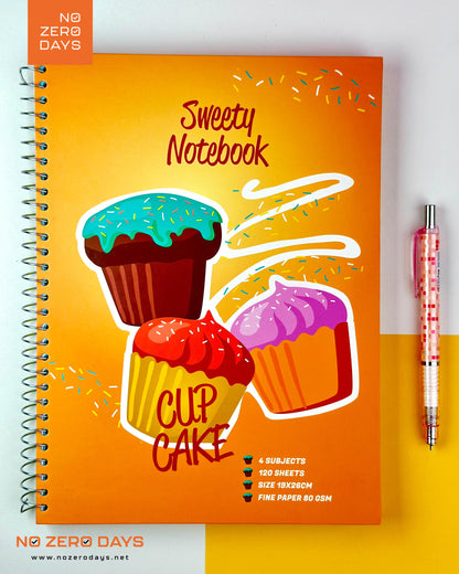 كشكول سلك سويتي 120 ورقة هارد كفر