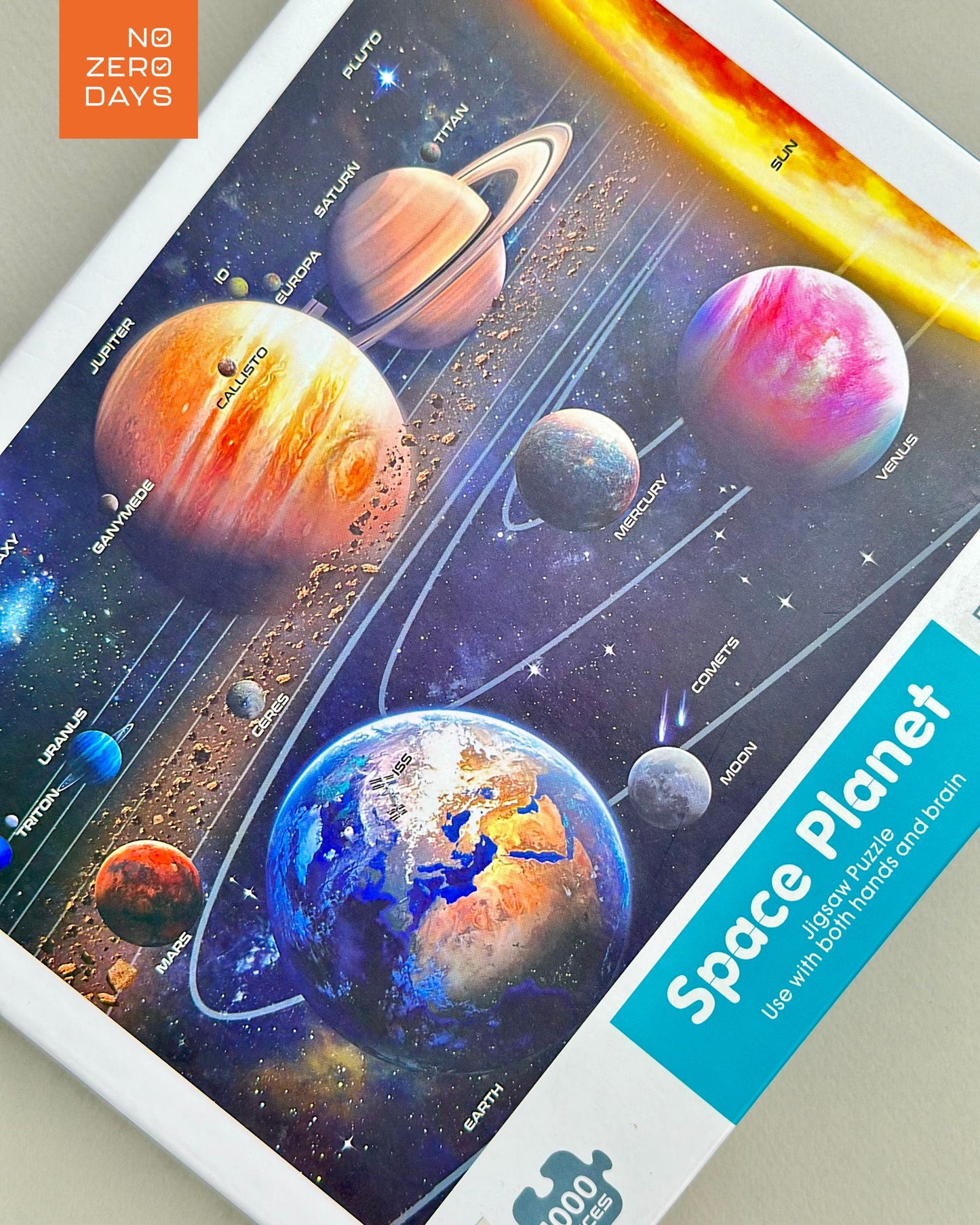 بازل المجموعة الشمسية 1000 قطعة