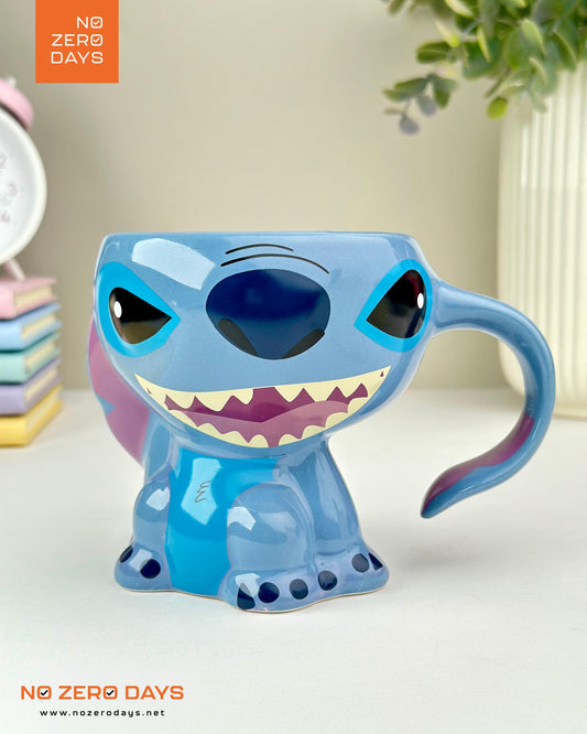 مج سيراميك مجسم - ستيتش