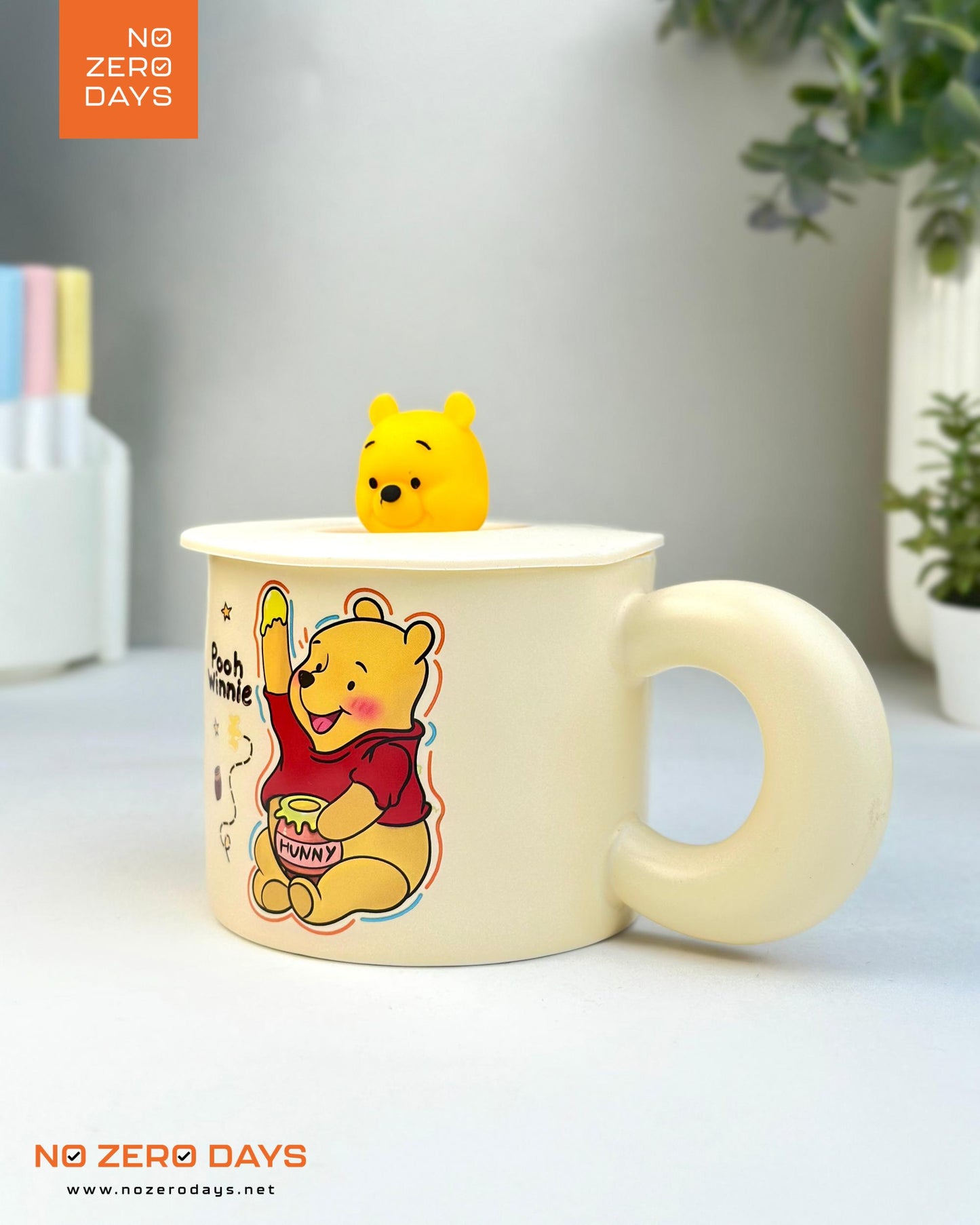 مج سيراميك ديزني بغطاء سيليكون - بوه