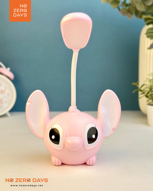 أباجورة ليد شحن شكل ستيتش - بينك