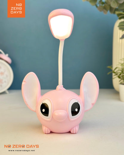 أباجورة ليد شحن شكل ستيتش - بينك