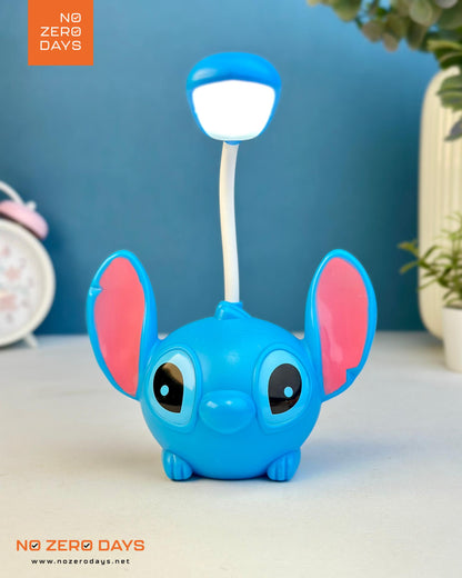 أباجورة ليد شحن شكل ستيتش - أزرق