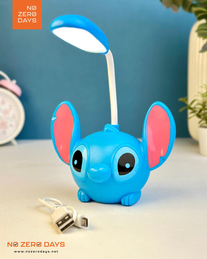 أباجورة ليد شحن شكل ستيتش - أزرق