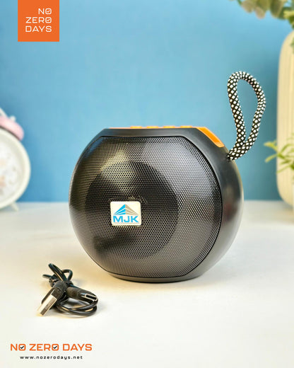 صب بلوتوث شحن بإضاءة ملونة وصوت قوي - أسود