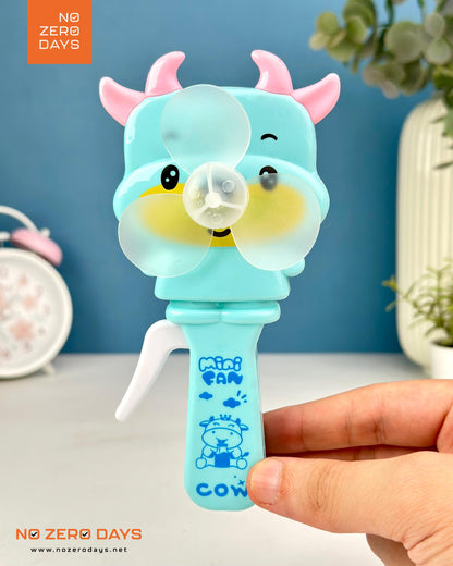 مروحة يد - بقرة