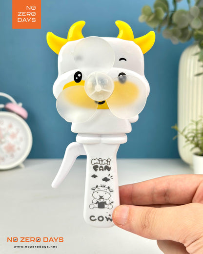 مروحة يد - بقرة