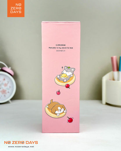 منظم مكتب كرتون مقوى - بينك