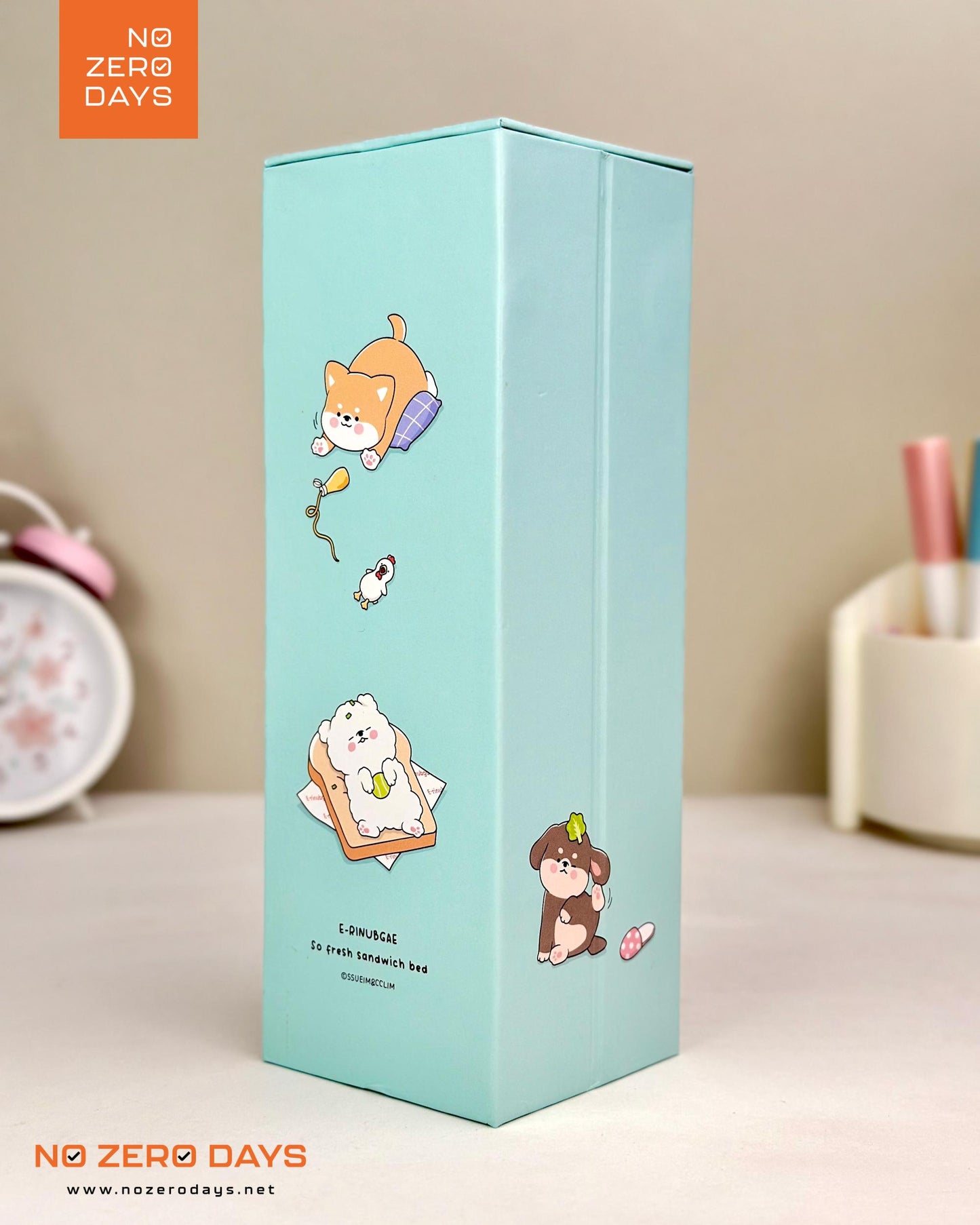 منظم مكتب كرتون مقوى - مينت جرين