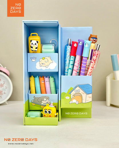 منظم مكتب كرتون مقوى - سماوي