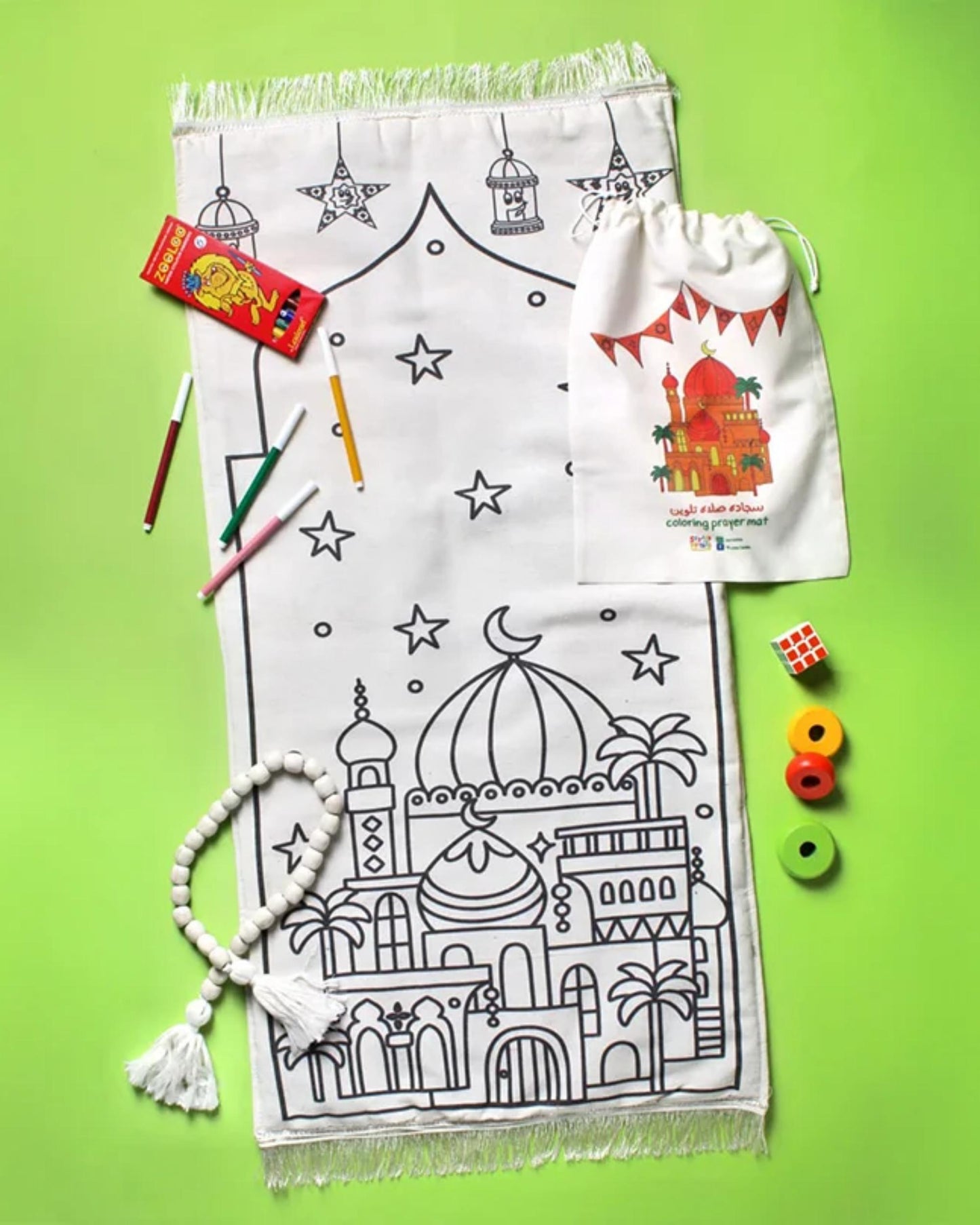 سجادة صلاة تلوين (مسجد)