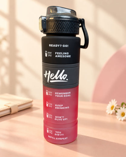 زجاجة مياه Hello سعة 1 لتر